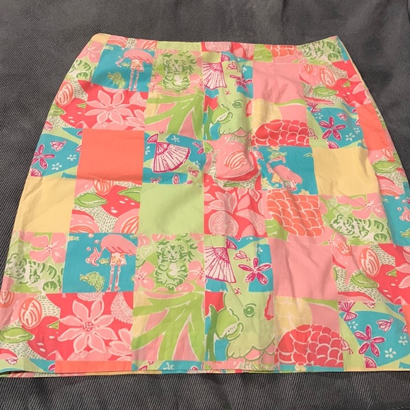 Lilly Pulitzer Dresses & Skirts - Lilly Pulitzer vintage skirt, rare pattern, SZ 6